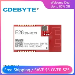 Sx1281 27dbm lora modul 2,4 ghz drahtloser transceiver E28-2G4M27S spi langstrecken ble 2,4 ghz ble rf sender 2,4 ghz empfänger