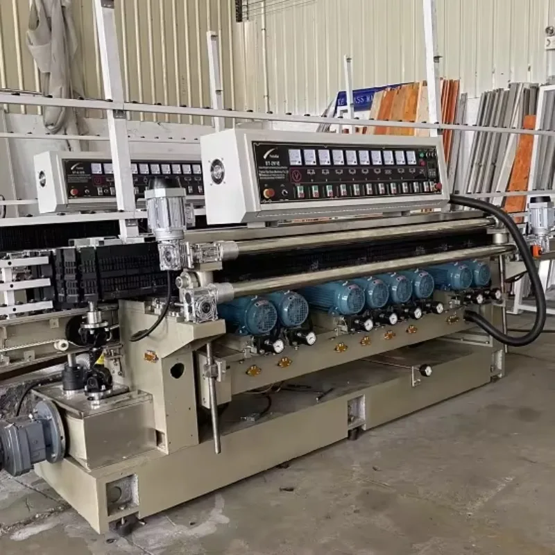 

【Best-Selling】Manual Double Glass Edging Grinding Polishing Machine With PLC And Motor High Productivity Edging Smoothing Machin