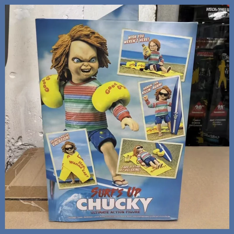 

Original In Stock Neca Chucky Sdcc Action Figure He Wants You Be A Best Friend Child'S Play Chucky Figure Doll Christmas Toys