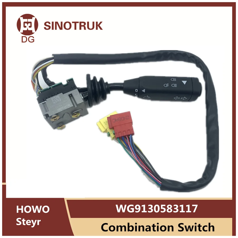 

Combination Switch WG9130583117 For Sinotruk HOWO Steyr Headlight Wiper Steering Far And Near Beam Original Truck Parts