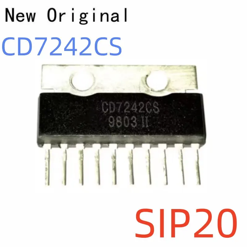 

Original Cd7242Cs Sip10 Ic Vertical Deflection Ic, Psfm10, Deflection Ic