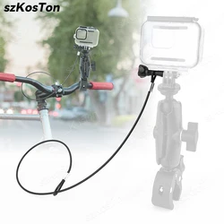 Stainless Steel Tether Lanyard 23 Inch For GoPro 13 12 11 10 9 8 SJCAM AKASO Insta360 X5 X4 X3 DJI Osmo Action 5 PRO 4 Pocket 3