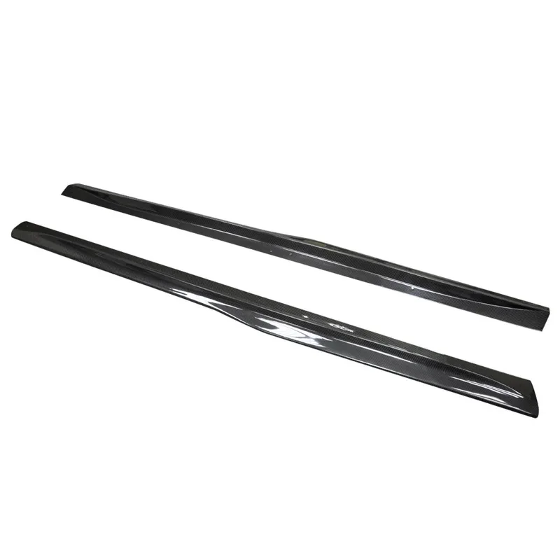 

For F82 M4 PSM Style Carbon Fiber Side Skirts Extension Lip Auto Tuning