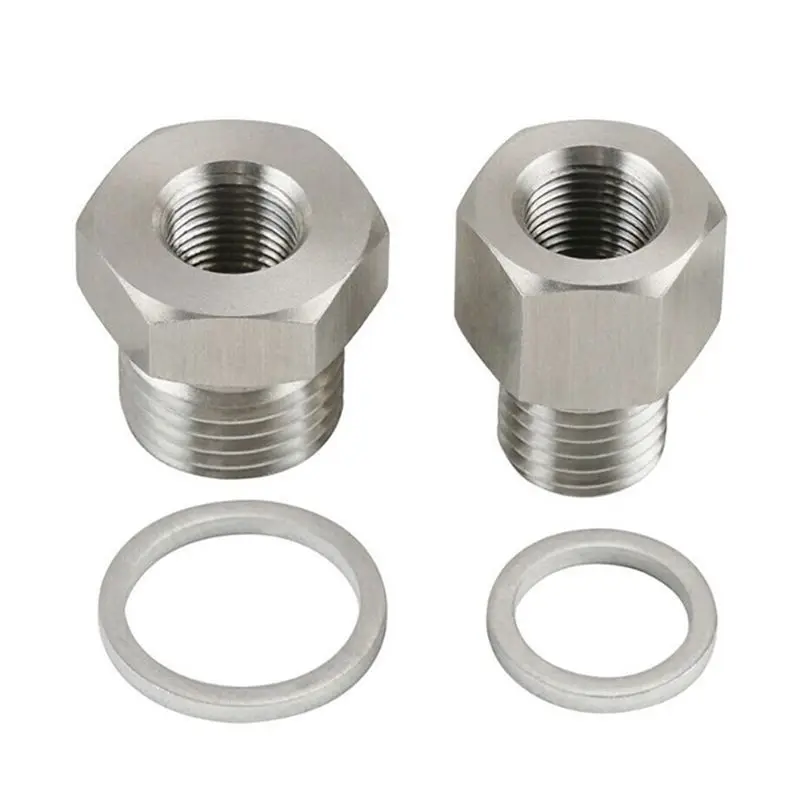 Classy-2X Practical Oil Pressure Adapter Fitting LS Swap Gauge Sensor Adapter M16X1.5 M12X1.5 1/8 Connector NPT Connectors