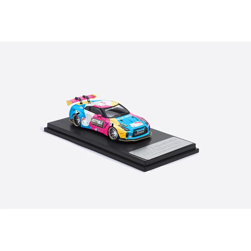 PreSale MC 1:64 LBWK GTR R35 Colorful Limit Diecast Diorama Car Model Collection Miniature Toys