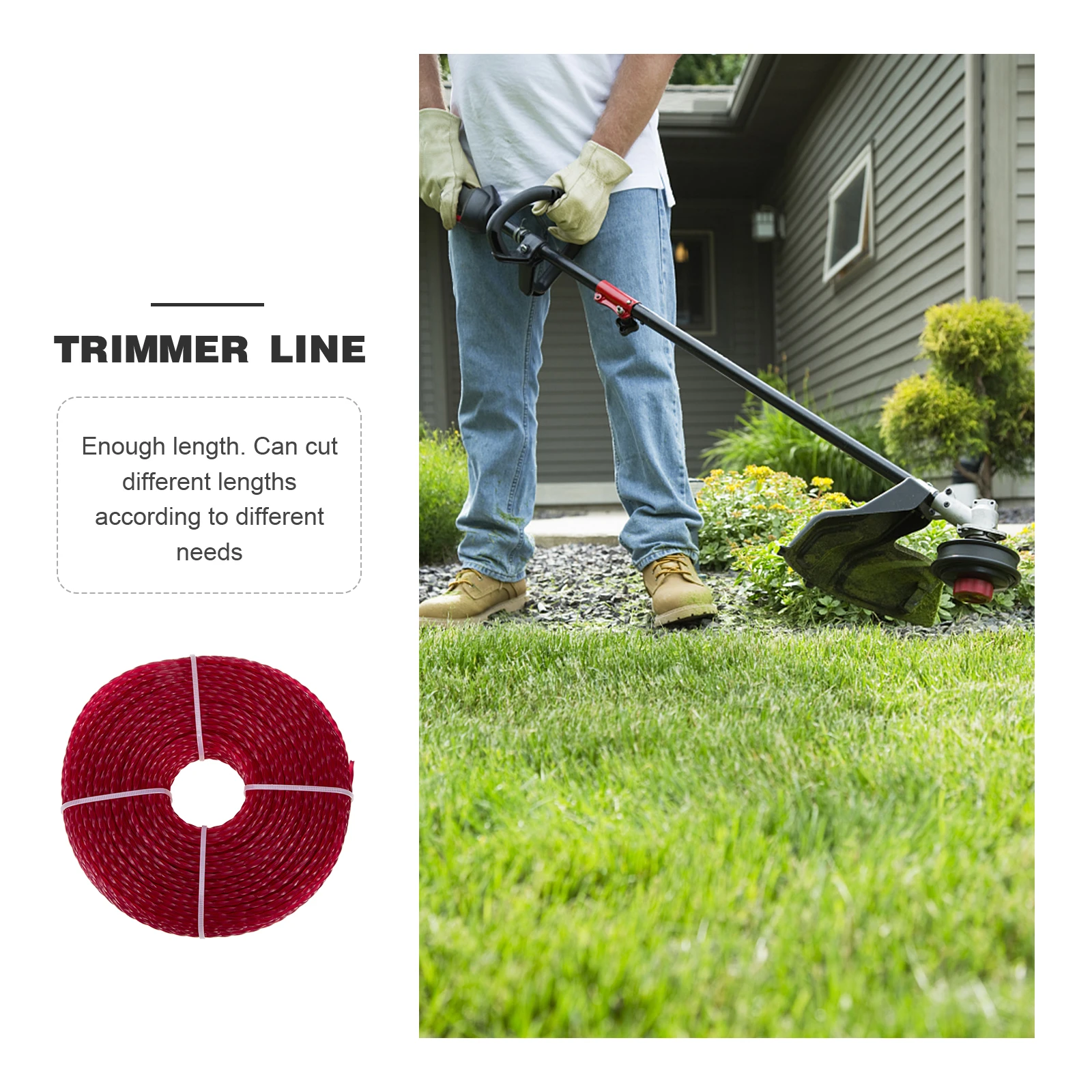 

Plastic Mowing Accessories Durable Efficient Mower Supplies Yard Grass Field Weeds Trimmer Professional Supplies Round