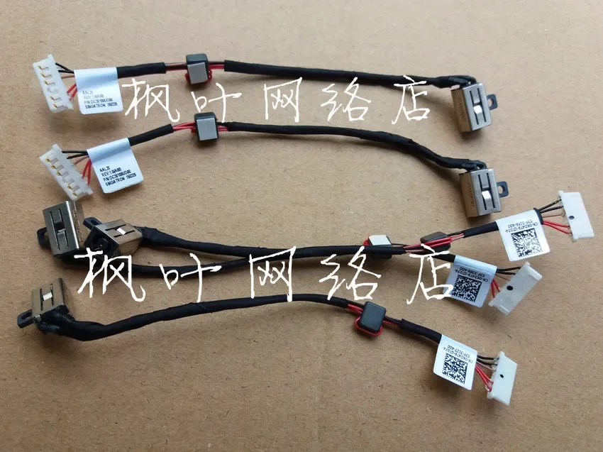 New DC Power Jack Harness Cable For Dell Inspiron 15 5566 I5566 P51F 3000 5000 3559 5558 5555 5459 5559 Charging Port Socket Con
