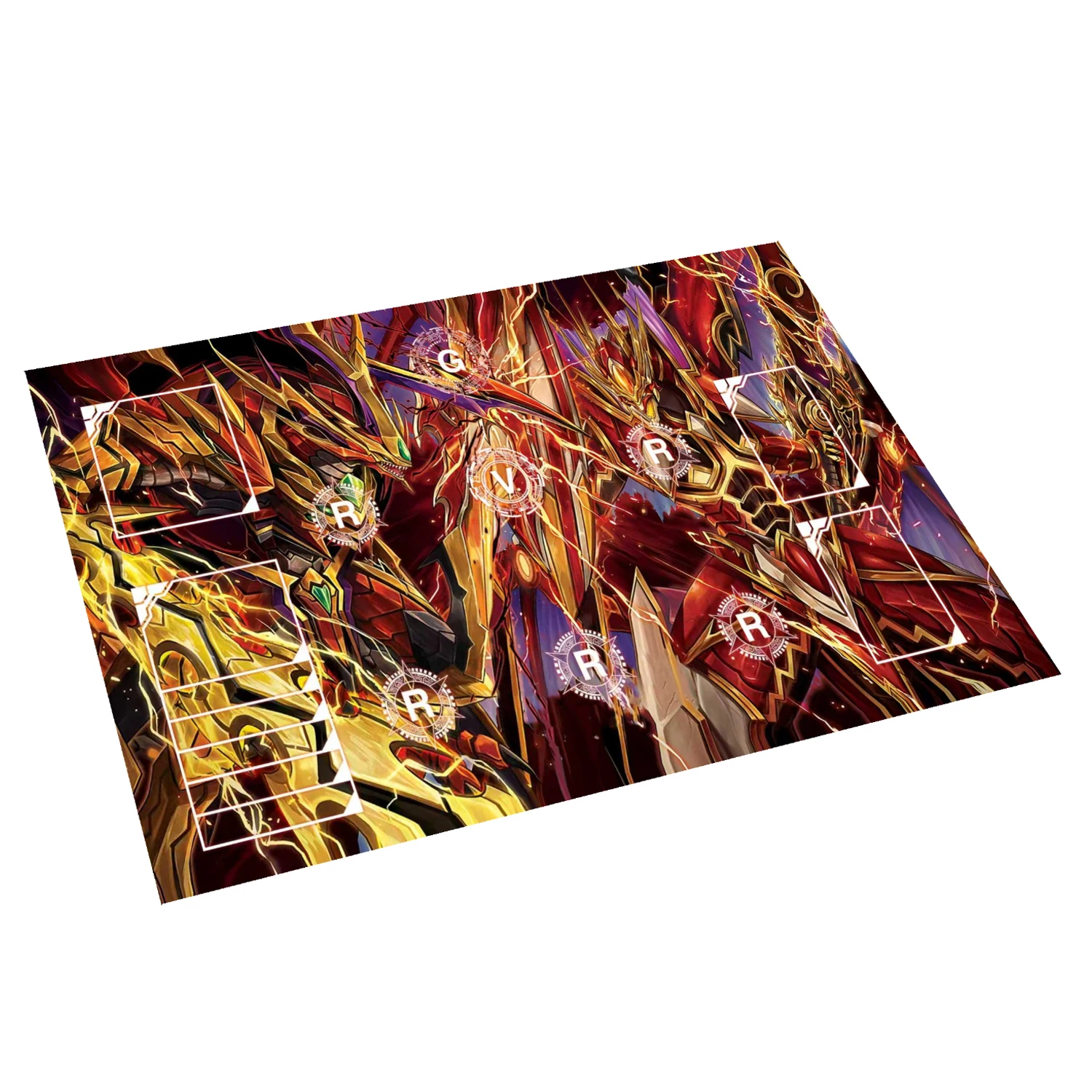 600X350X2Mm bricolage divinité Vg carte tapis de combat dessin animé Vg unique joueur jeu de société carte Duel plaque tapis de combat cadeau jouets