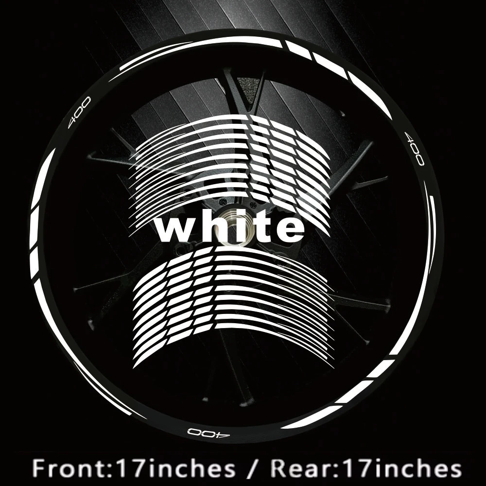 

Для Z400 Z800 Z900 Z1000 Z 1000 аксессуары для мотоциклов 17-дюймовые наклейки на передние и задние колеса светоотражающие наклейки на диски