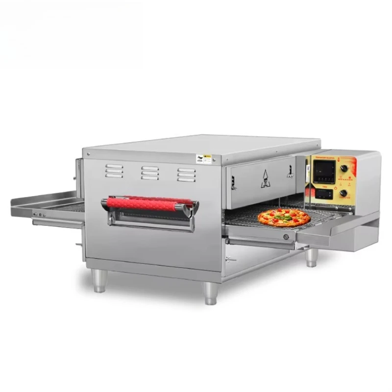 German standard automatic conveyor belt pizza oven commercial digital display pizza shop electric pizza