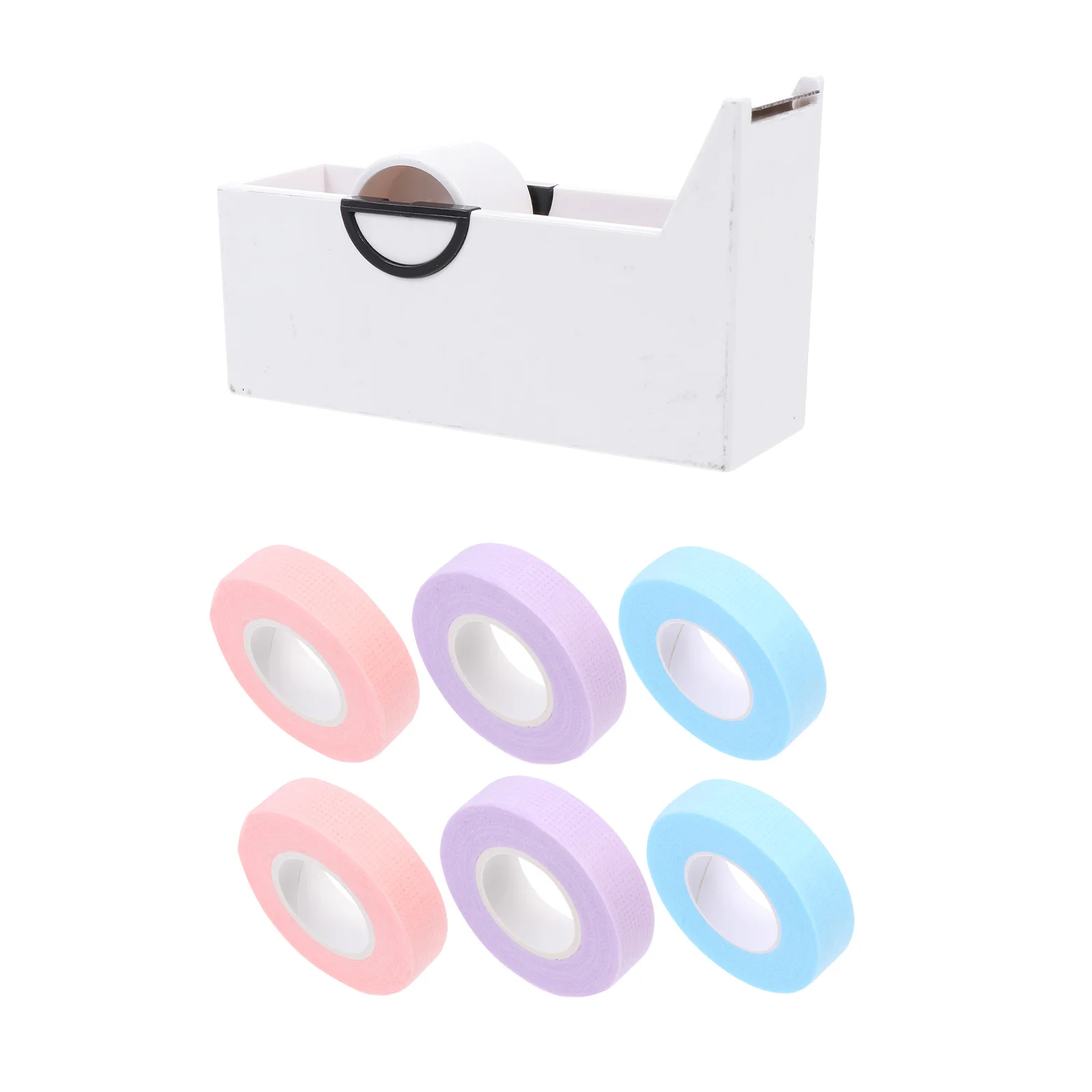 1 セットまつげテープカッター付き接着パッチまつげエクステンショングラフト美容サロン使用通気性敏感肌安全なメイクアップ