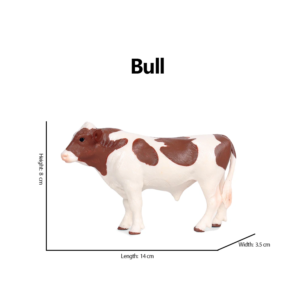 おもちゃ動物フィギュア牛牛子牛バッファローアンガス雄牛 OX 家畜置物アクションフィギュア小説子供のおもちゃかわいいキッズギフト