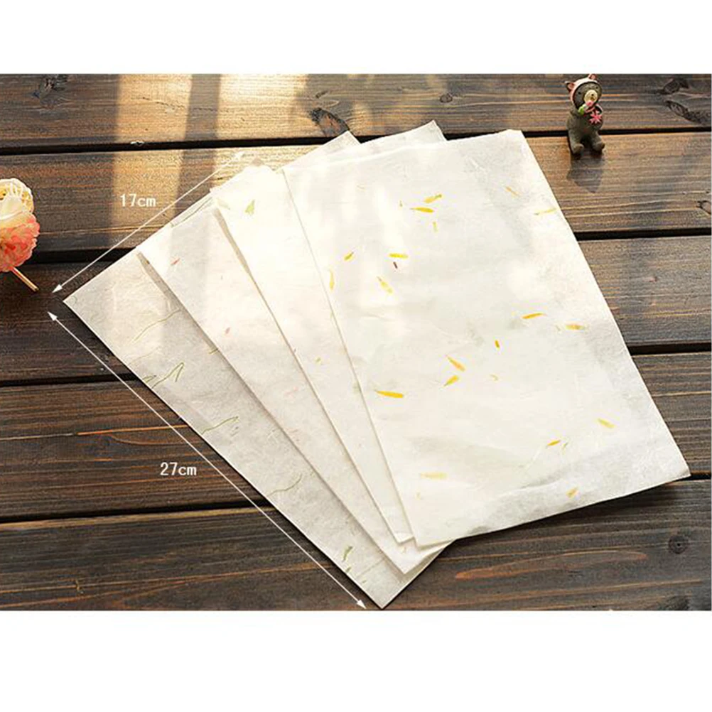 

40 Sheet Paper Chinese Calligraphy Paper Rice Calligraphy Handmade Chinese Painting Watercolor Practice Supplies Stationery Gift