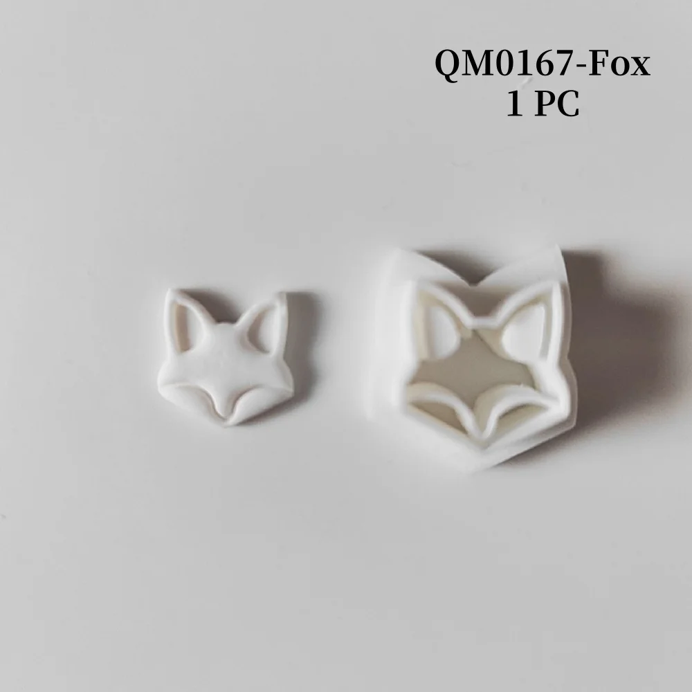 Mini-Tiere, weiche Keramik, Polymer-Ton-Schneider, Welpe/Elefant/Fuchs/Eisbär/Schwan, Formen für Schmuck, Anhänger, Ohrringe, Herstellung von Form – Detail 9