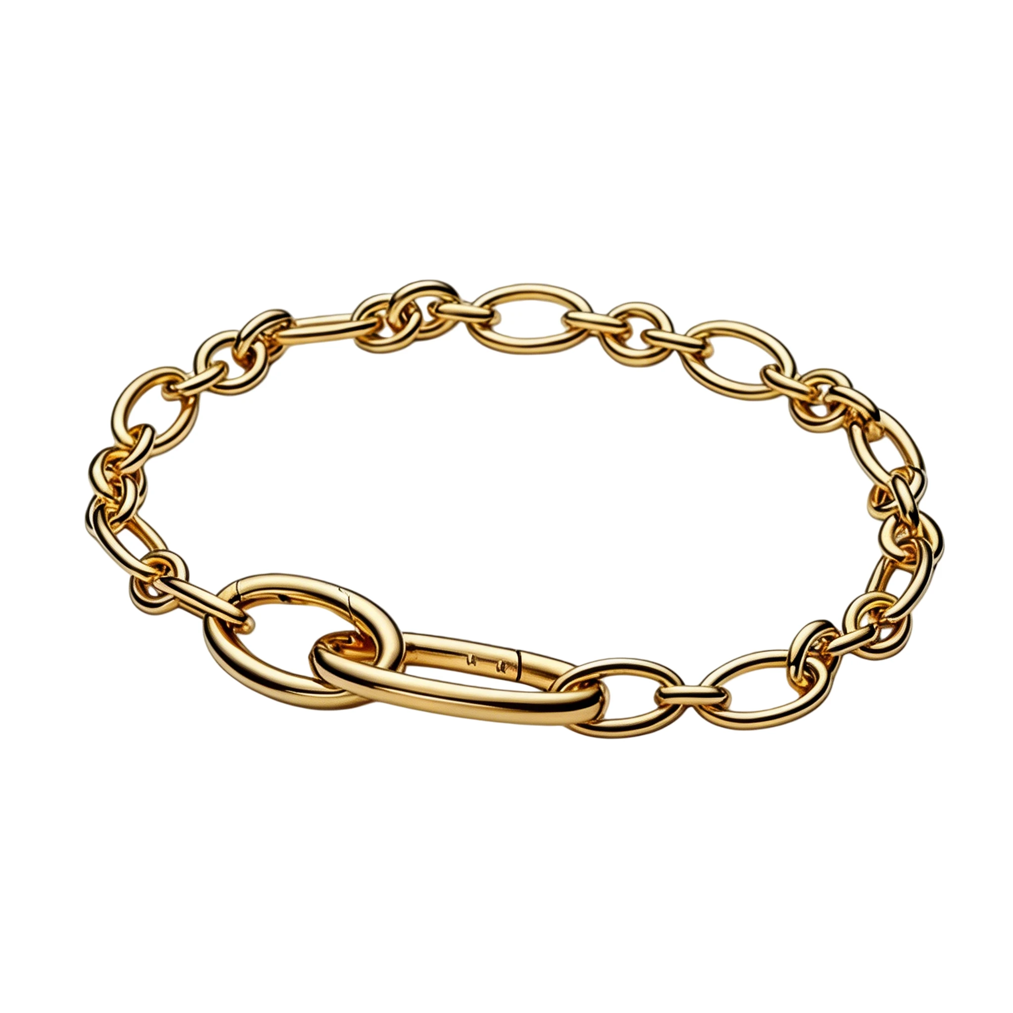 Authentic 925 Sterling Silver Rainbow Tennis Braided Rope Open Elliptical Chain Bracelet For Women Party Wedding Jewelry