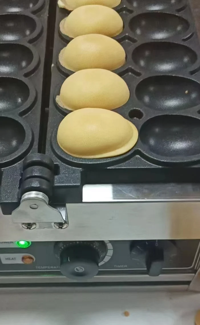 Nova chegada ovo máquina de waffle ovo ganso forma waffle fabricante de ferro ovo-forma bolo baker grill