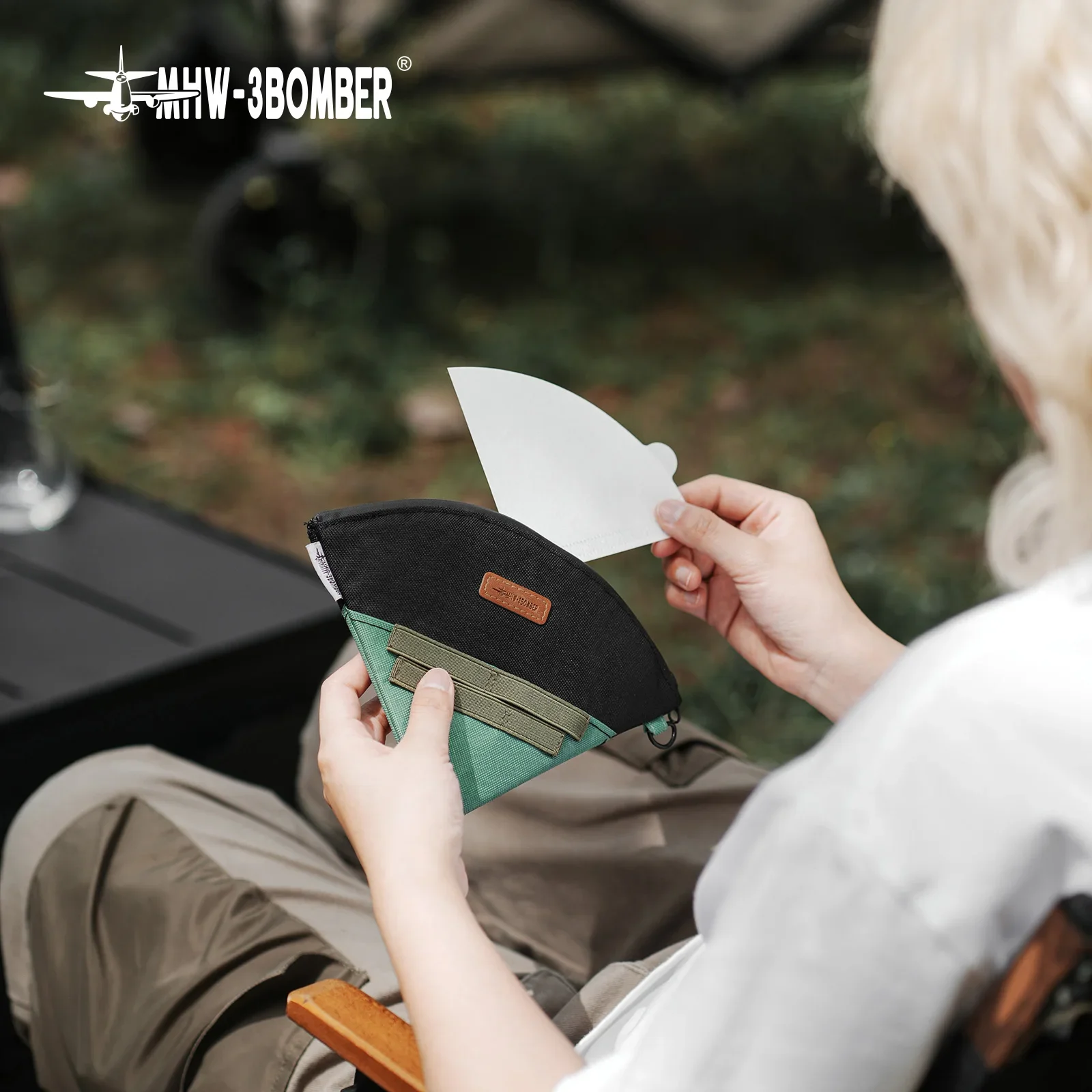 MHW 3BOMBER الفول علبة محكمة الغلق 600 مللي مع صمام الهواء المعدني مختومة القهوة ورق فلتر حقيبة المحمولة رحلة التخييم أدوات مطبخ #6