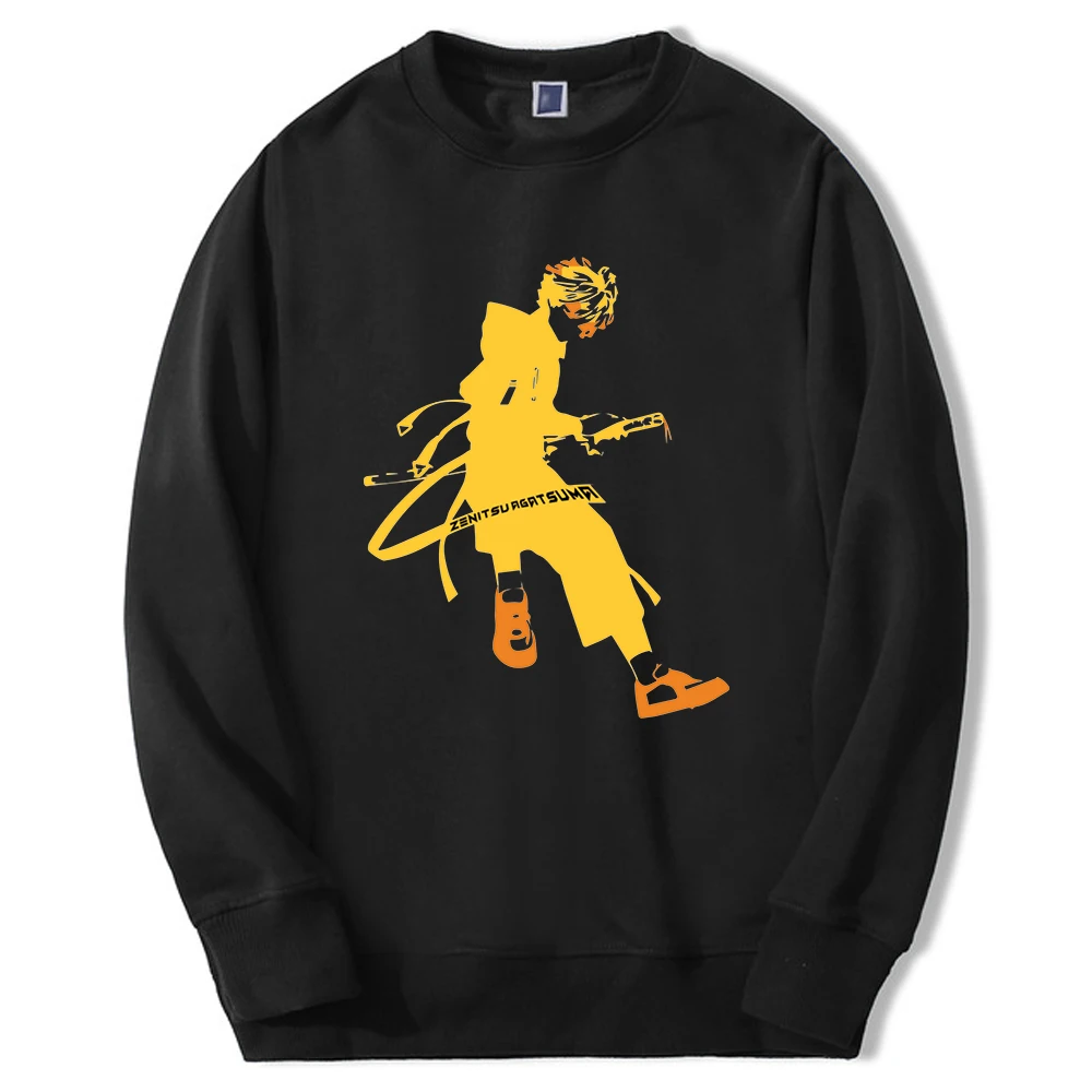 

2024 Hot Anime Demon Slayer Hoodies Sweatshirts Mens Tanjirou Mangas Graphic Streetwear New Fashion Crewneck Streetwear Moletom