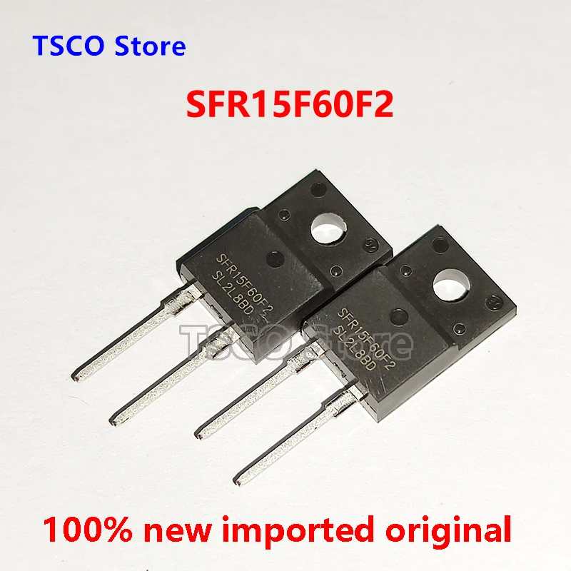 (10piece/LOT)   SFR15F60F2    100% New Original   15A 600V Fast Recovery Diodes