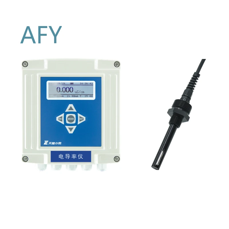 Industrial Electric Conductivity Probe for 4-20 mA Analog Salinity TDS Meter Electrode Water EC Sensor for Water Quality