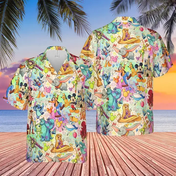 

Mickey Stitch Ohana Custom Hawaii Shirt Disney Hawaiian Shirt For Women Men Hawaiian Shirt Custom