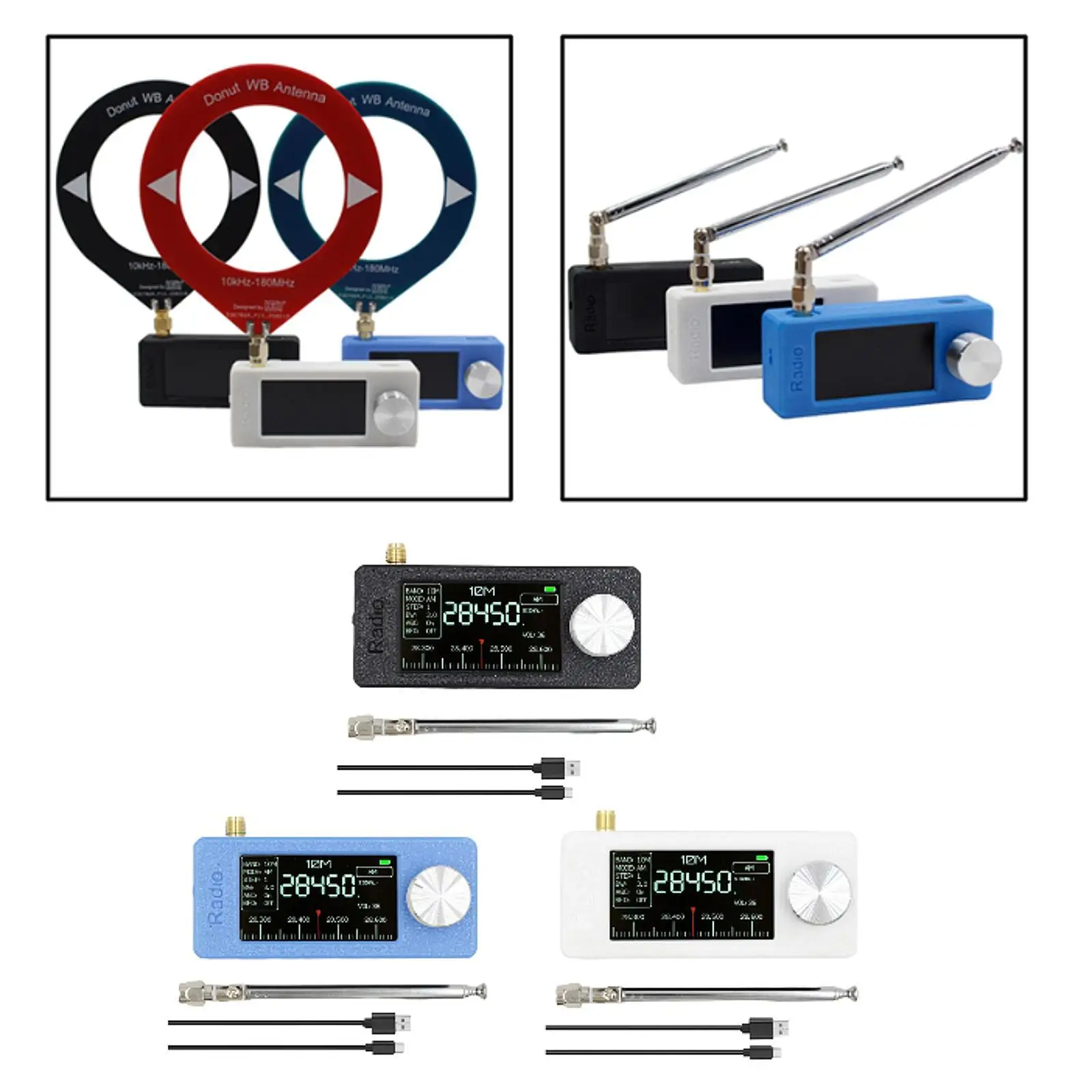 Pocket Radio Lock Screen Lightweight Small Music Player Handheld AM/FM Music Player for Walking Cycling Camping Office Hiking