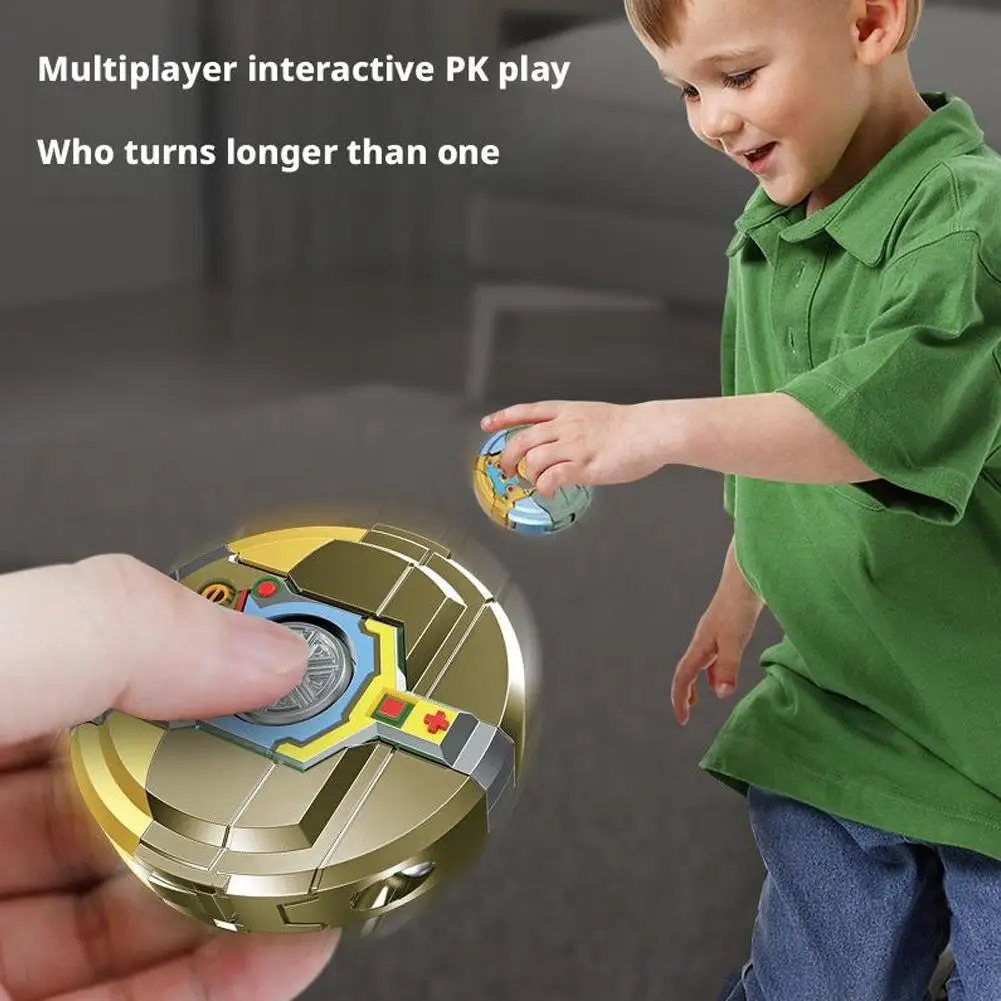 New 360 Rotating Ball Gyro finger decompression rotating toy Tank robot deformed fingertips for Adult Children's Gifts Toys