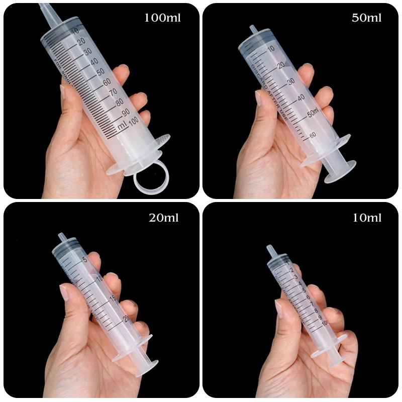 Pet Bird Feeding Syringe Pigeon Parrot Bird Baby Treatment Injection Medicine Bird Feeding Syringe 10/20/60/100ML