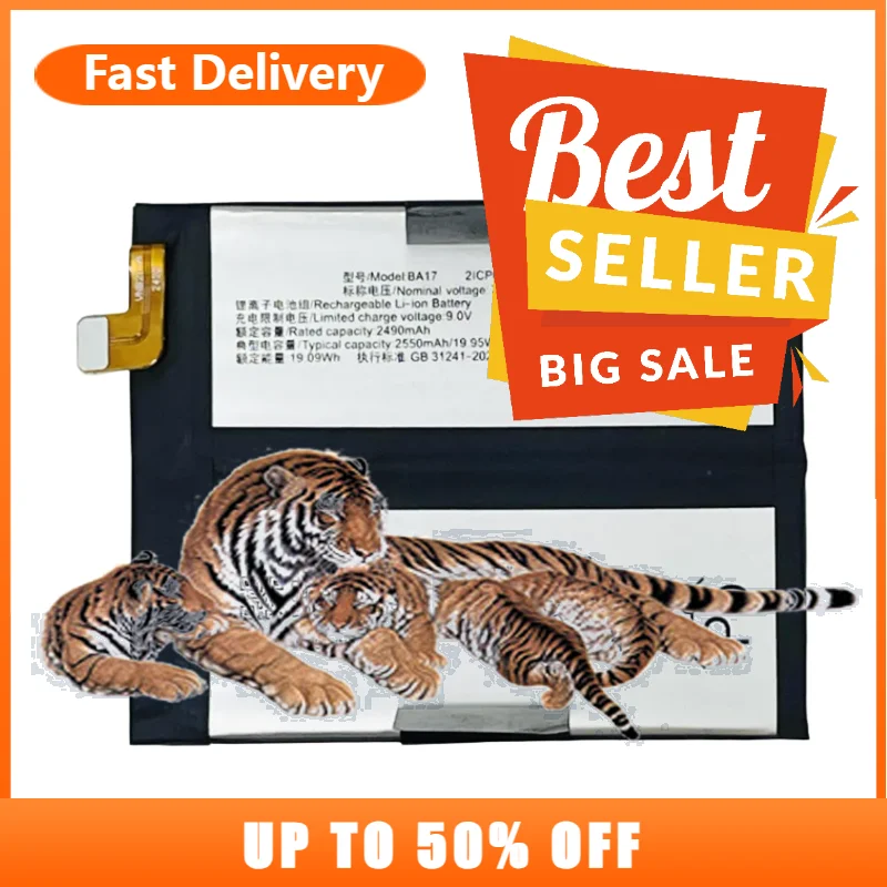 

【Fast Delivery】3.91V 5000mAh BA12 BA17 Battery for IQOO 12/12 Pro Mobile Phone Battery