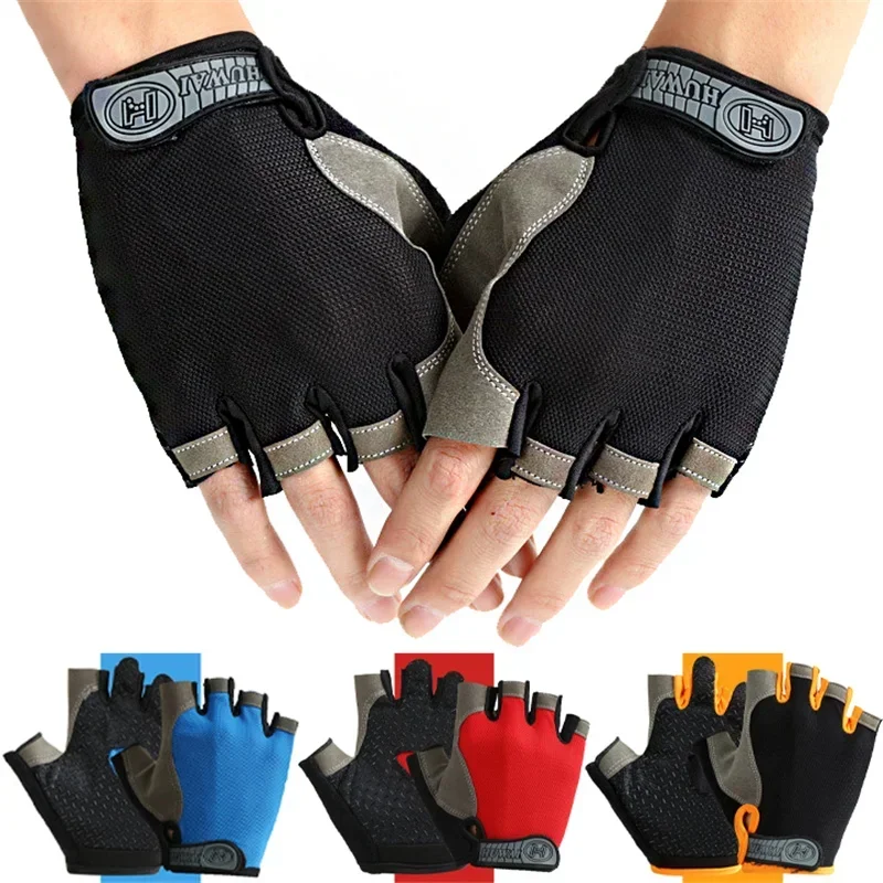 AliExpress NONE Spring Summer Half Finger Gloves Men Women Sports Cycling Hiking Travel Fishing Breathable Yoga Fitness Quick Dry Lightweight UV