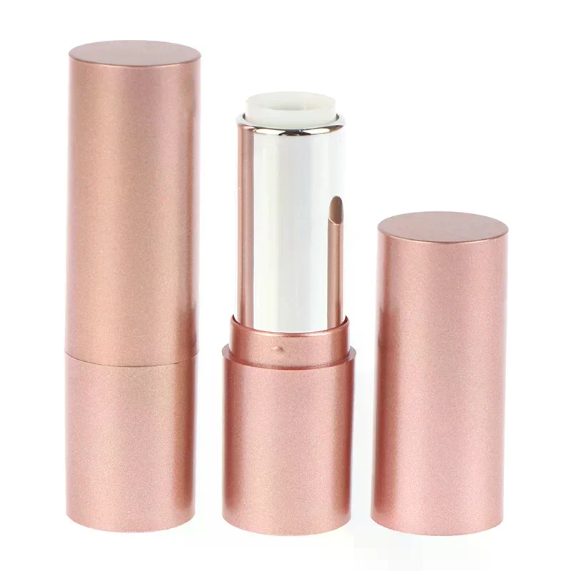3,5 ml Nachfüllbare Lippenstift Tube Mit Kappe Matte Rose Lip Balm Container Leere DIY Kosmetische Salbe Behälter Reise Flasche