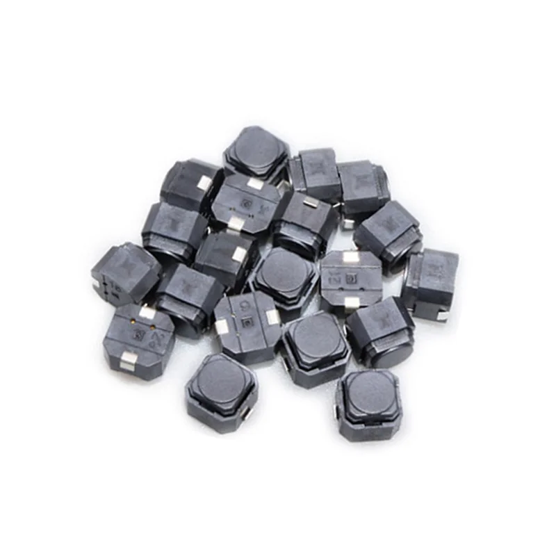 20PCS 6*6*5MM SMD Silent push button switch microswitch Tact Switch 6X6X5MM silicone switches 6*6*5mm Car Button