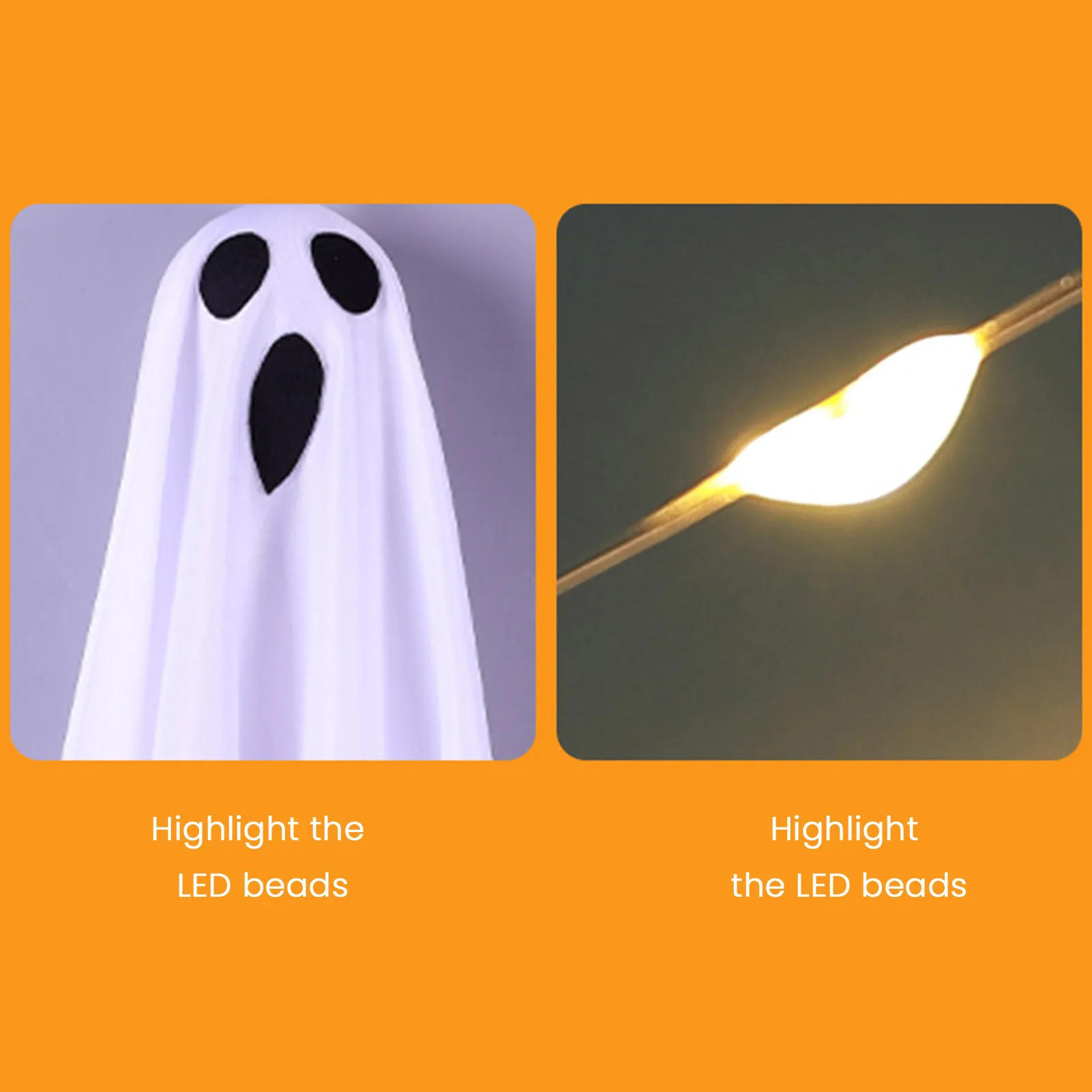 

Хэллоуин призрак светодиодный светильник висит призрак украшение дома открытый призрак дом бар подвесной светильник ужас реквизит вечерние украшения