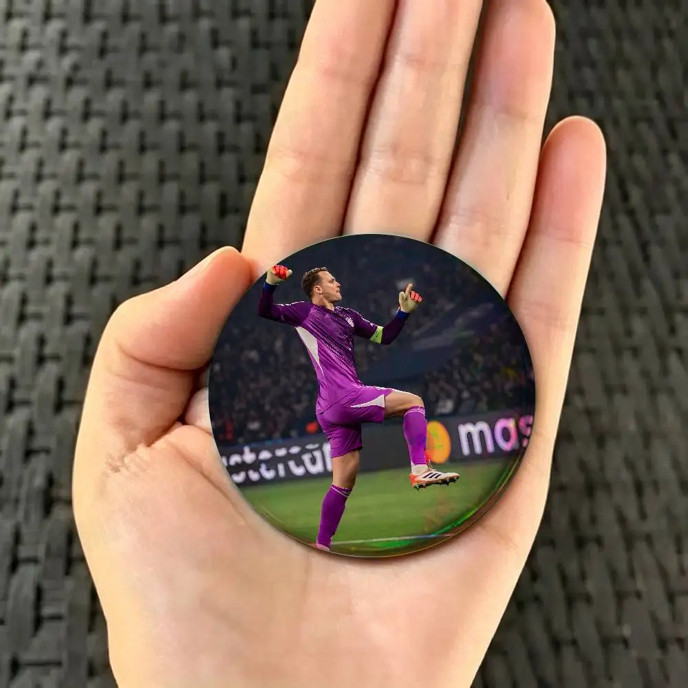 Sweeper-Keeper 2026 M-Manuel Neuer Badges Cartoon Character Pins Brooch for Bag Shoes Decoration Jewelry Gifts