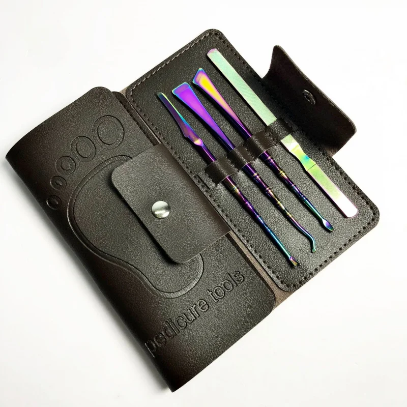 مجموعة باديكير عالية الجودة - مزيل مسامير القدم والجلد الميت للكعب، العناية بالقدم الناعمة، سبا منزلي أساسي #3