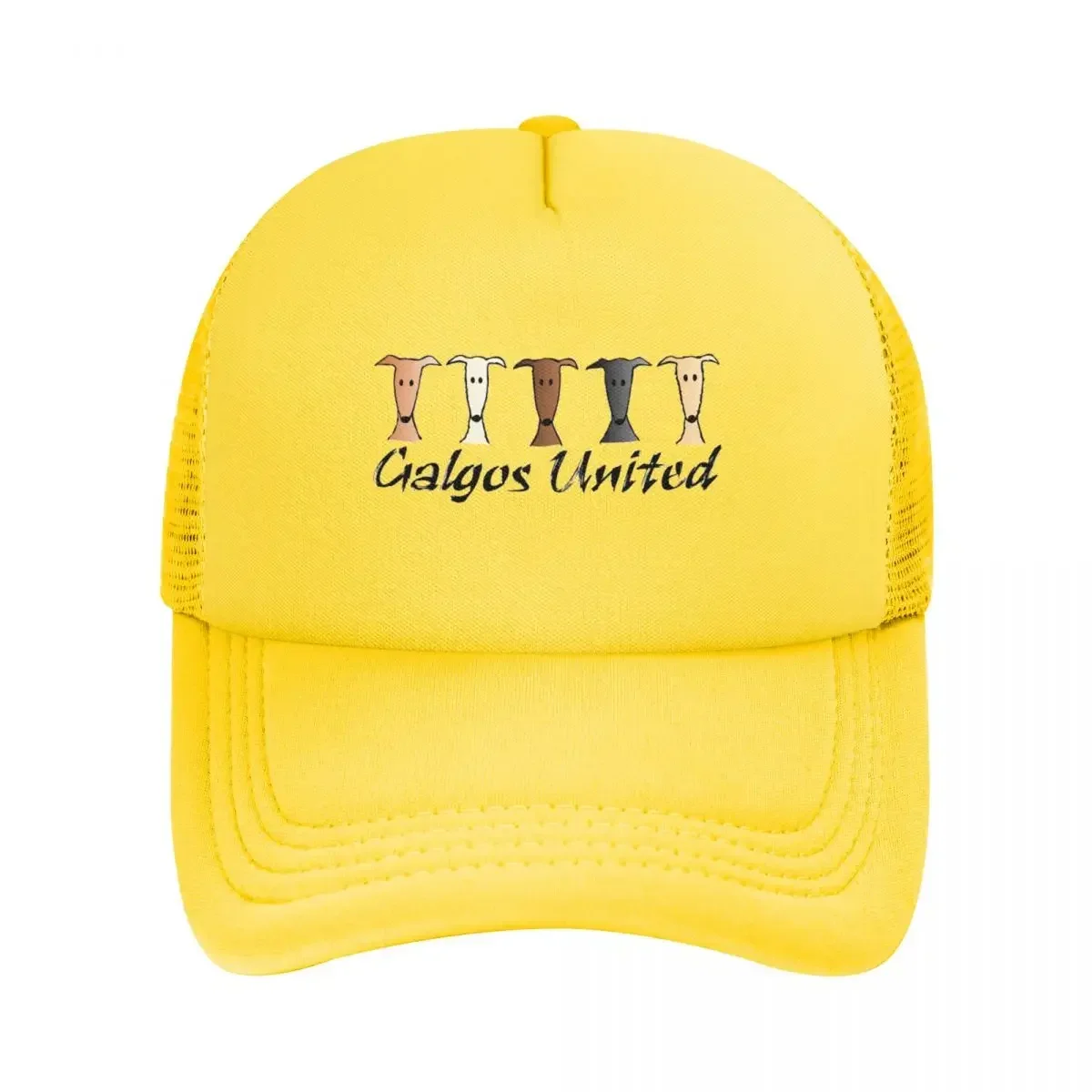 

Galgos United Greyhound Mesh Baseball Caps Snapback Baseball Hats Breathable Casual Casquette Outdoor For Men's And Women's