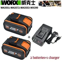 Worx Original 20V 8.0Ah Lithium battery Rechargeable WA3553 WA3551 WA3553.1 WA3570 for All WORX Electric and Garden Tools
