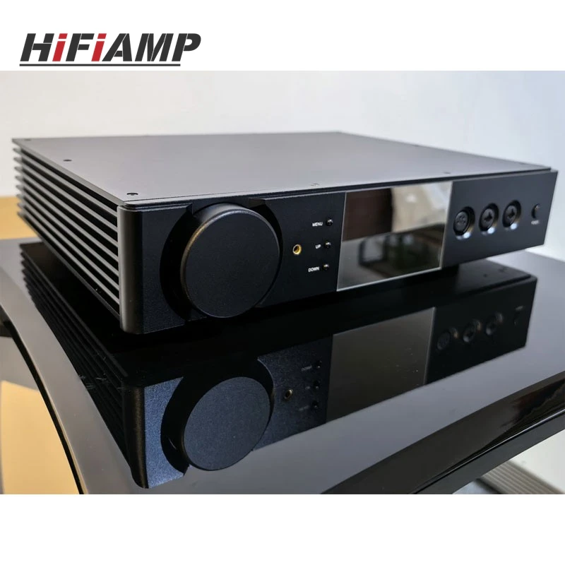 HiFiAMP HPA-A1000 MK3 Balanced Headphone Amplifier Relay Volume Control OLED HD Screen Preamplifier