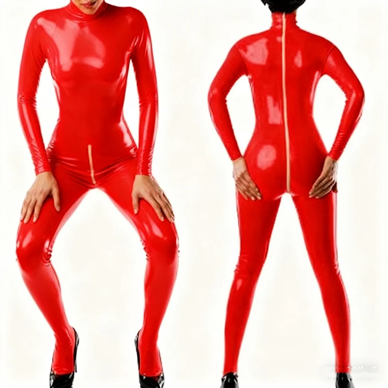 

Латексный резиновый комбинезон 0,4 мм, боди с молнией на груди, Gummi Ganzanzug для взрослых, сексуальный эластичный костюм унисекс