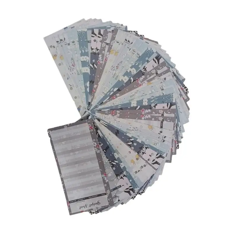 Inserto fogli budget per spese per ricariche raccoglitore budget pianificatore budget