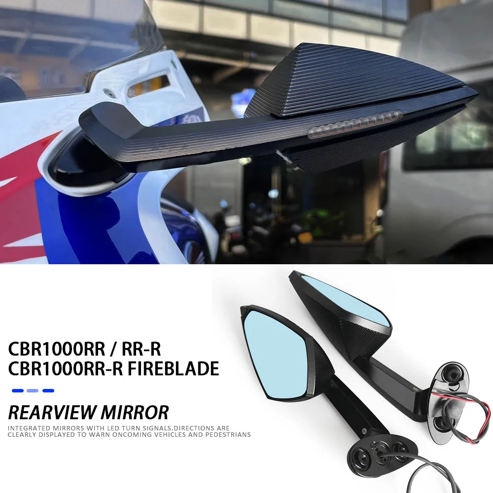 

Motorcycle Rearview Mirror Racing Sport Back Side Mirrors For HONDA CBR1000RR CBR1000RR-R Fireblade CBR 1000 RR RR-R 2019-2025