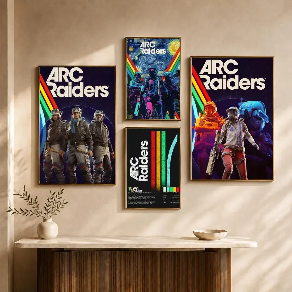 Game Arc Raiders Extraction Shooter Poster HD Wall Decor Apartment Dorm Office Cafe Bedroom Home Gift