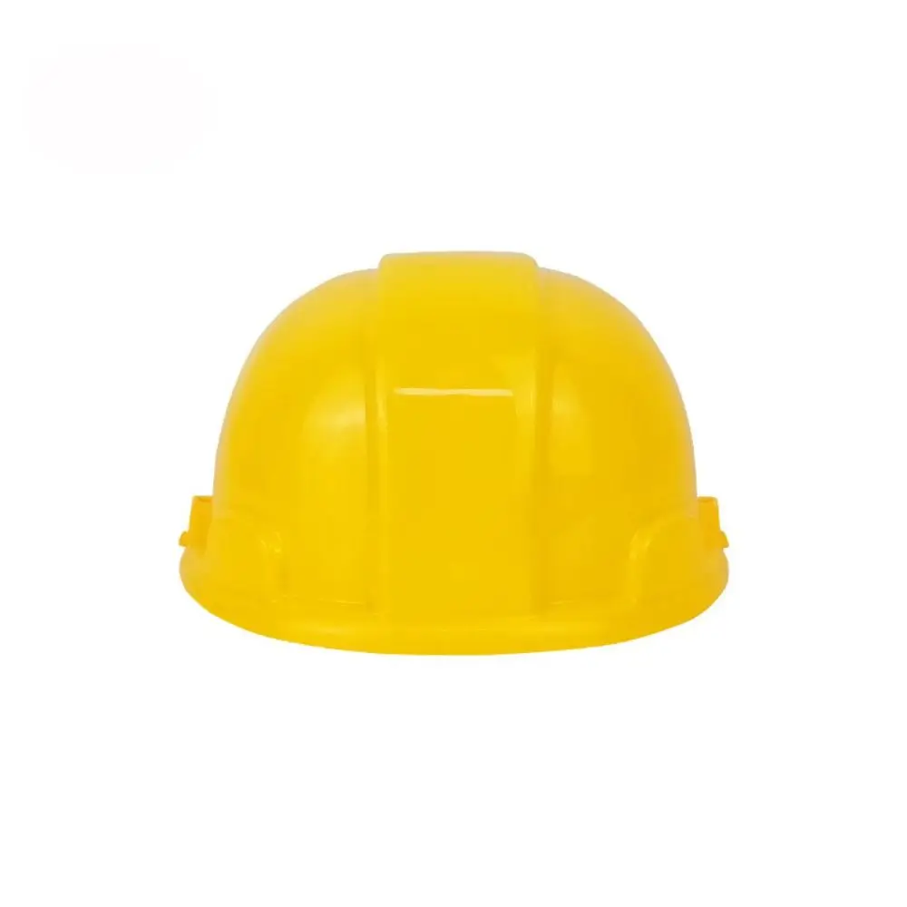 หมวกคนงานบ้านเล่นสีเหลืองพลาสติกอุปกรณ์ประกอบฉากคอสเพลย์เด็กวิศวกรรมก่อสร้างวิศวกรรมหมวกอุปกรณ์