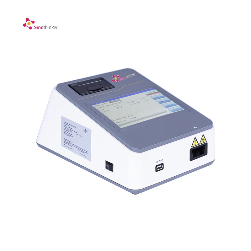 POCT Analyzer Immunoassay / POCT Immunoassay Analyzer Poct 7 Inches 7 Inches Color LCD Free Spare Parts 3 Min Closed System 5ul