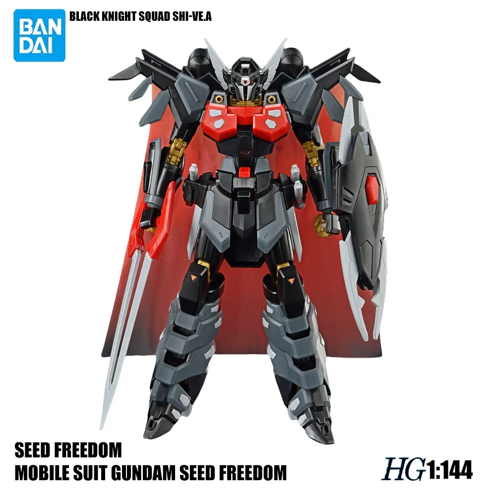 Оригинальный классический набор аниме Bandai Gundam Hg1/144 Black Knight Squad Shi-Ve.a Cal-Re.a Rud-Ro.a Set, игрушечные фигурки, детские подарки