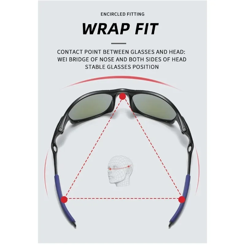 Retro-Sonnenbrille, bunte Sport-Sonnenbrille, winddicht, UV400, UV-Schutz, modische Sonnenbrille für Männer und Frauen – Detail 7