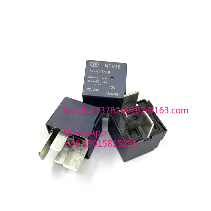 

НОВОЕ реле HFV16 12-H1TY-R HFV16 12 H1TY R HFV1612H1TYR 12 В постоянного тока 12 В 12 В 70 А 4 контакта