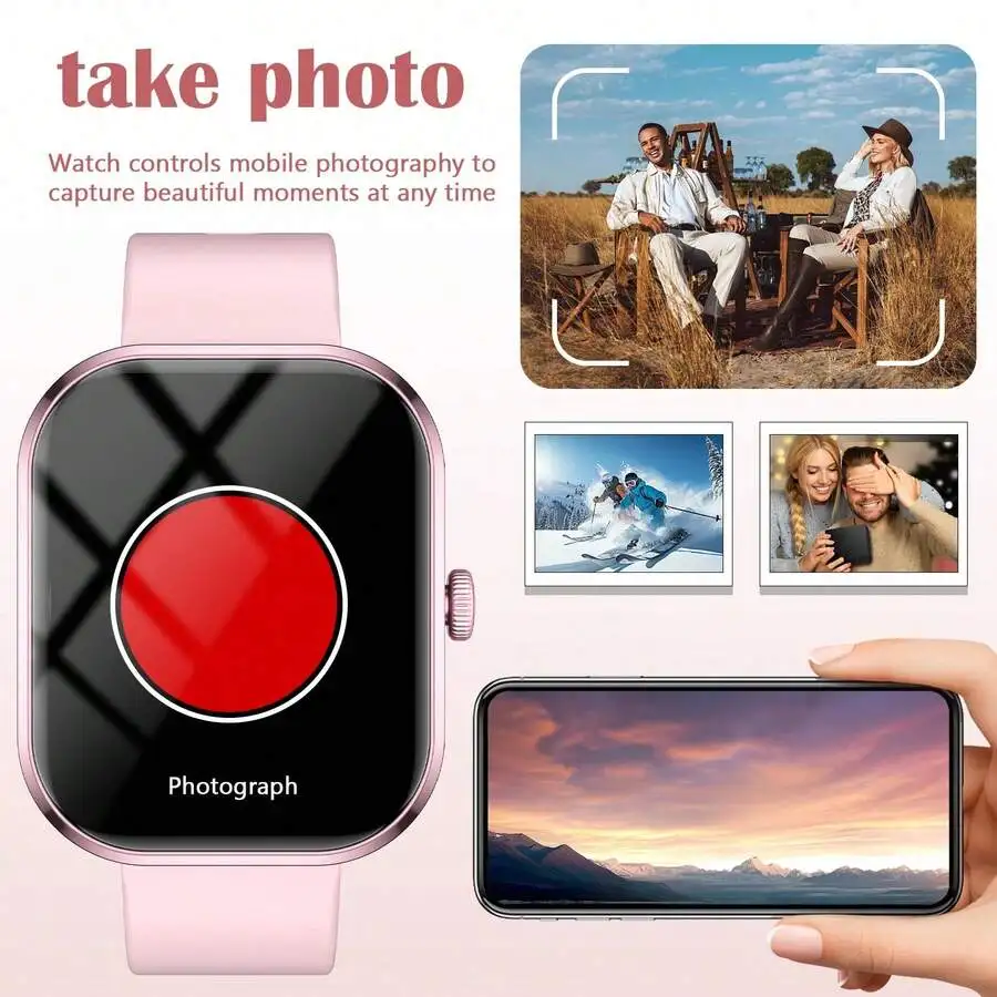 Smart Watch, Wireless Calling /Dial, Multi -Sport Mode, Calling Reminder And Rejection,Information Reminder,SMS Reminder,For