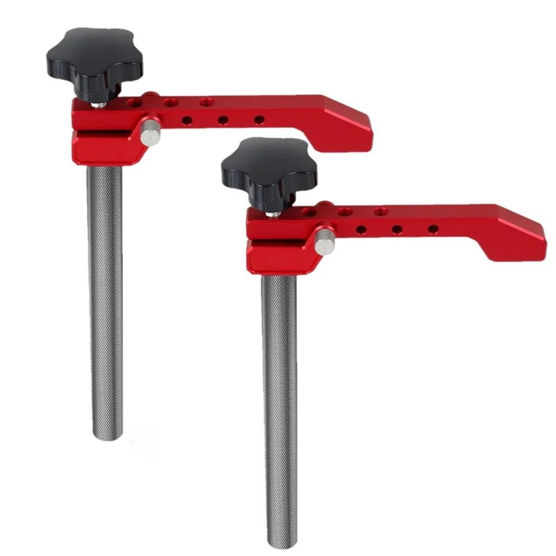 

ABRS-2 Pcs Bench Dog Clamps For Woodworking, Aluminum Alloy Desktop Quick Positioning Clamp, Adjustable Hold-Down Clamp