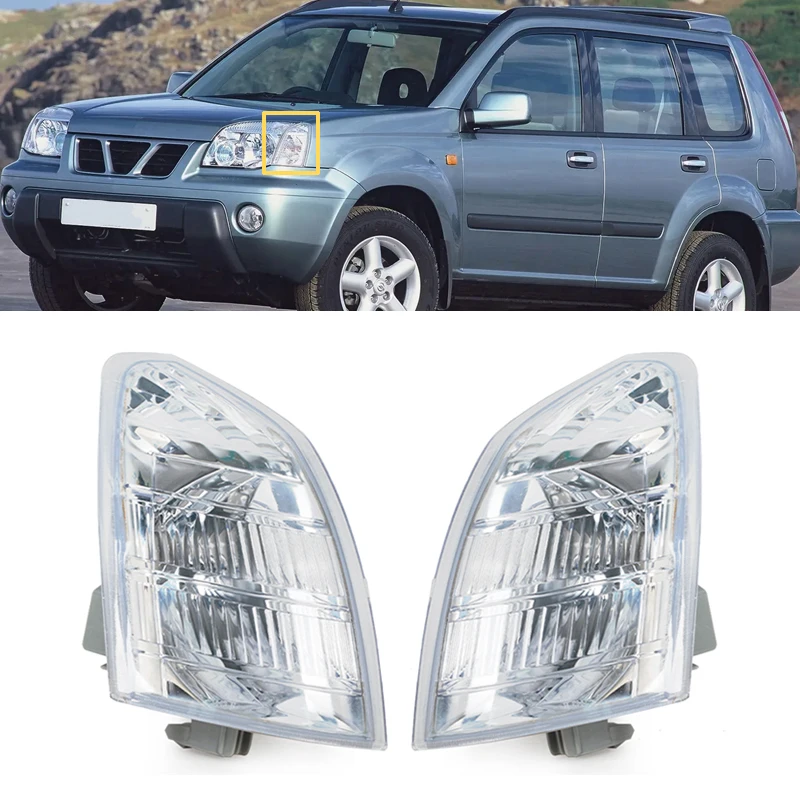 Front Bumper Corner Turn Signal Lamp For Nissan X-TRAIL XTRAIL T30 2001 2002 2003 2004 2005 2006 Car Front Indicator Fog Light